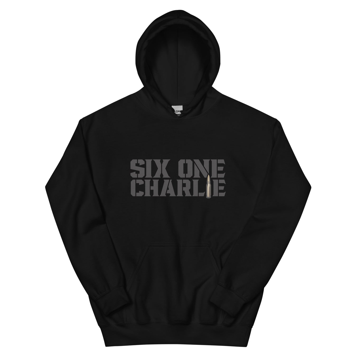 Six One Charlie Unisex Black Hoodie